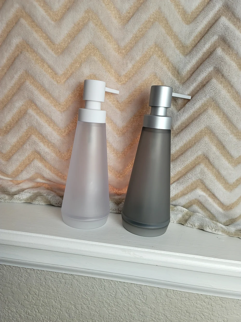 Target Gray and White Foaming Soap Dispensers Set